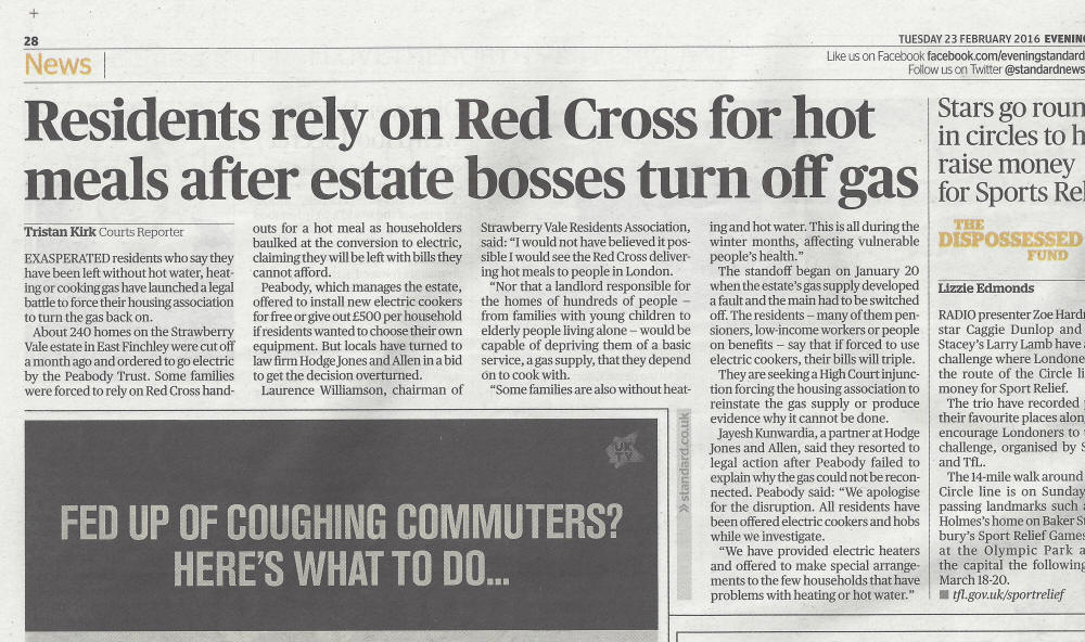 23rd Feb Evening Standard